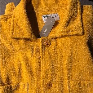 J. Crew Mustard Textured Jacket